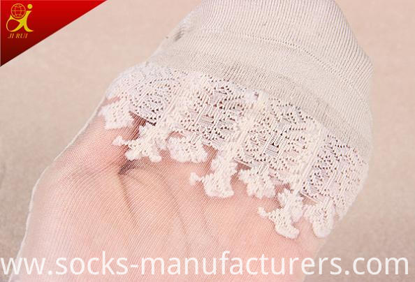 Women Summer Wear Transparent Lace Socks